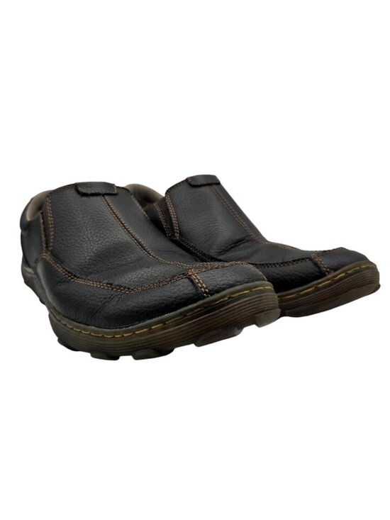 Dr Martens Carlton Mens Size 12 Brown Leather Loafers Casual Slip-On Shoes Clogs main image 5